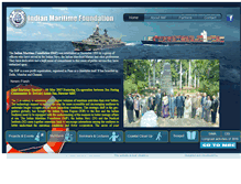 Tablet Screenshot of indianmaritimefoundation.org